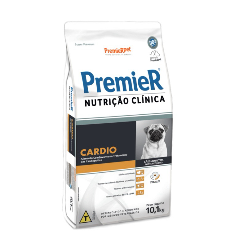 Ração Premier Nutrição Clínica Cardio Cães Adultos Porte Pequeno 10,1 kg