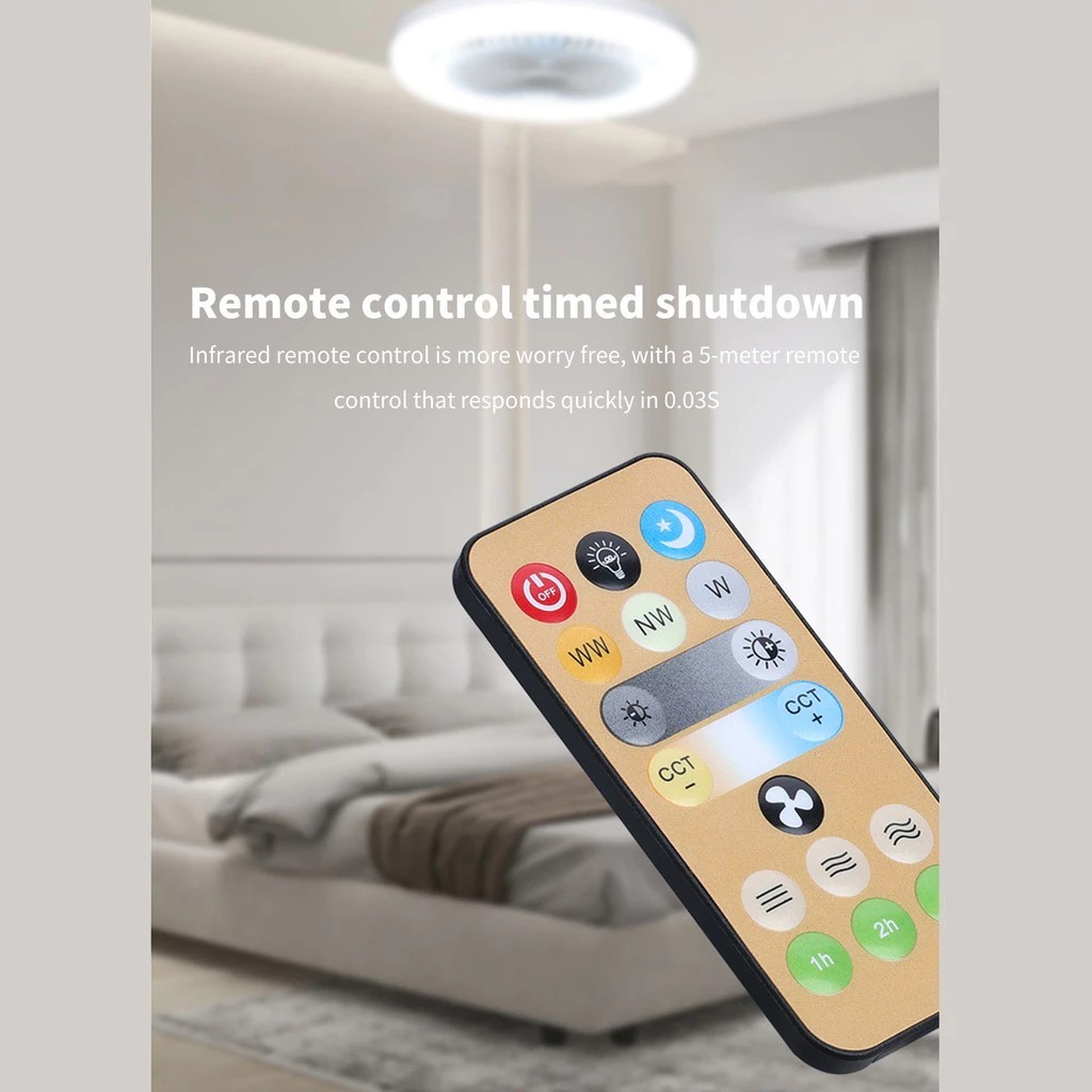 Interruptores 3 Velocidade 4 Horas Temporização Substituição Do Controle Remoto Para A Luz Ventilador Teto E27