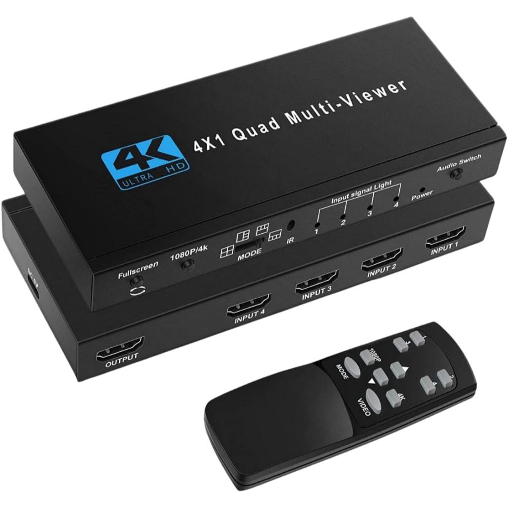 Multiview 4 Fontes Hdmi Em 1 Monitor Full Hd 4k multiviewer