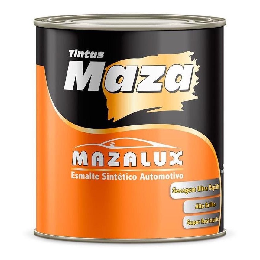 Mazalux Tinta Esmalte Automotiva 900ml - Maza Preto Cadillac 900ml