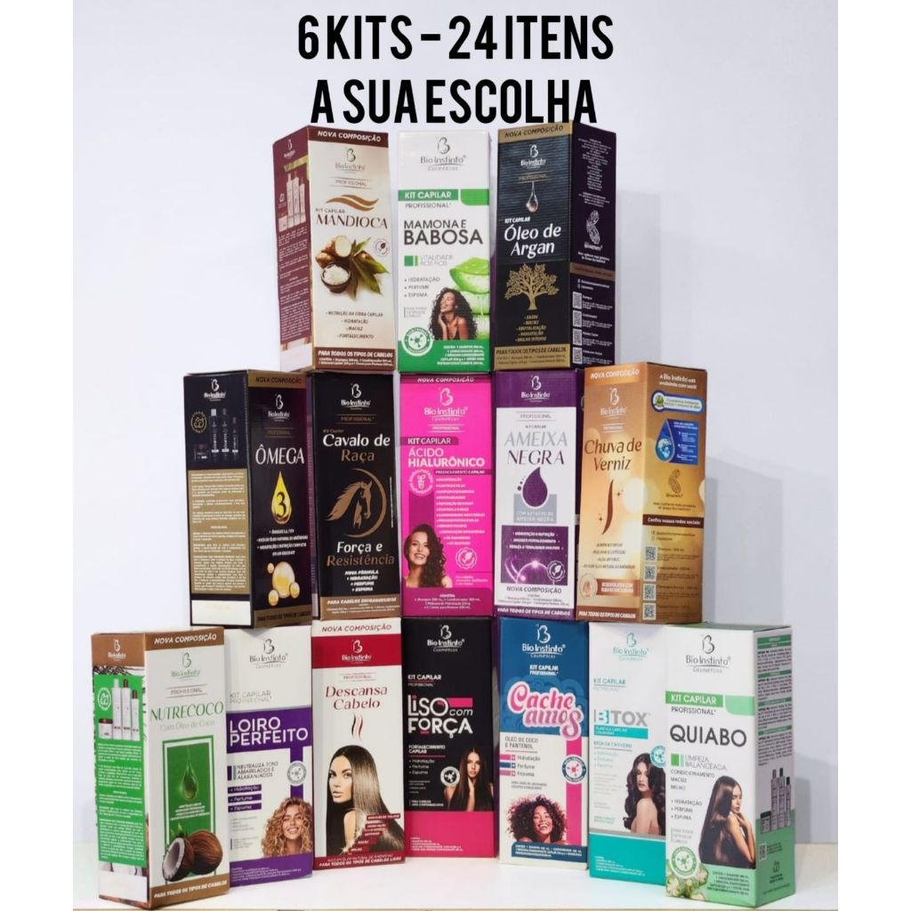 Caixa 6 Kits Bio Instinto A sua escolha