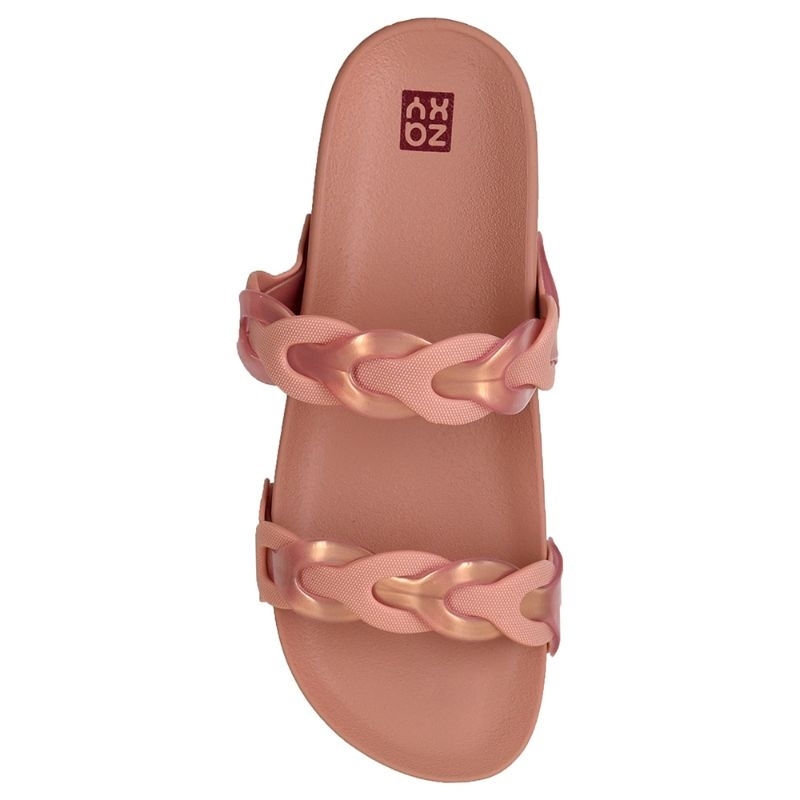 Chinelo Slide Zaxy Glitz Feminino.