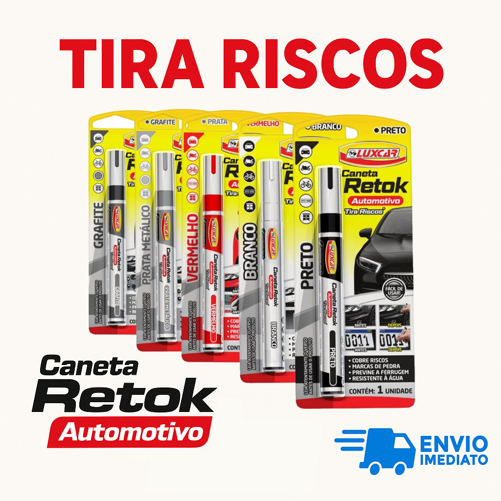 Caneta Reparadora de Pintura Automotivo Retoque para Carro Moto Tira Risco Permanente em Oferta na Shopee