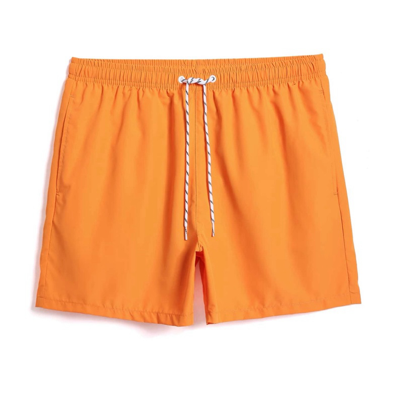 Short masculino forrado Mauricinho laranja