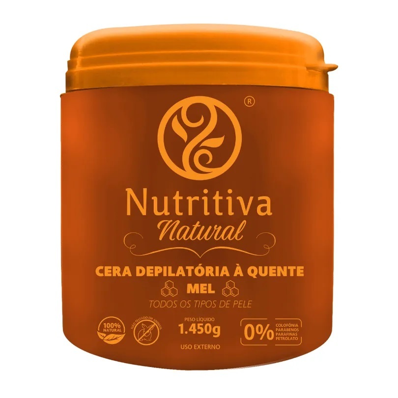 Nutritiva Natural Cera Depilatória Mel 1,450kg
