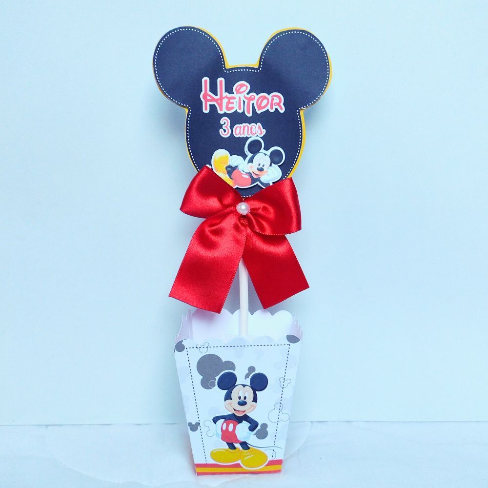 Centro de mesa para lembrancinha Mickey / Lembrancinha Personalizada Mickey / Aniversário Infantil Mickey/ Festa Mickey