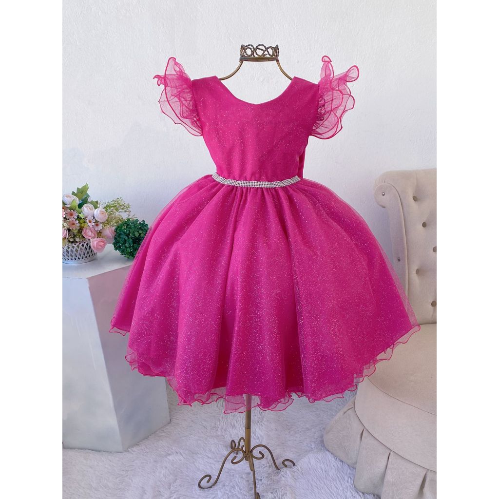 Vestido Festa Rosa Fúcsia - Comprar com Melhor Preço em Vestidos de Casamento