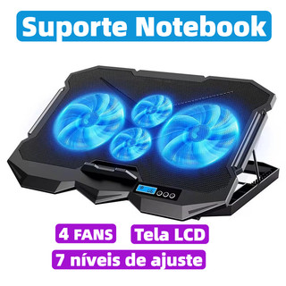 Suporte Notebook Base Led Refrigerada Ventilação Silenciosa B-MAX BM766