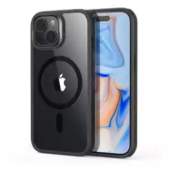 Capa/Capinha Esr Classic pra iPhone 15 Plus Preto Clear