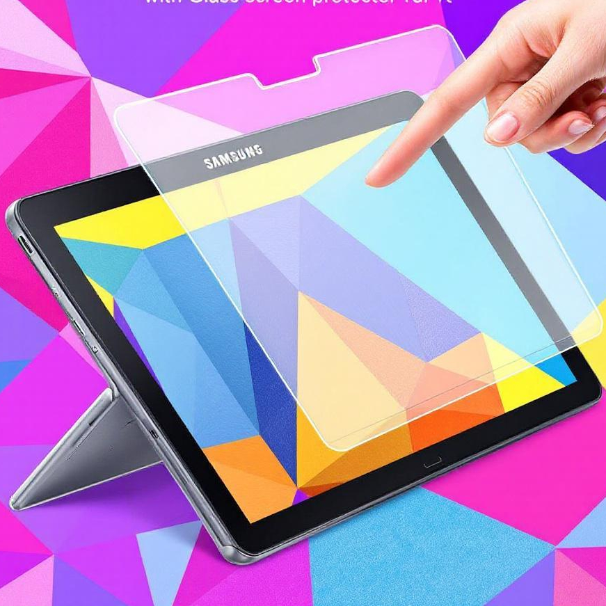 Pelicula Para Tablet PTA307U De Vidro Segura Protetora para Tablet Samsung TAB A 8.4 T307U 19,7X12 CM