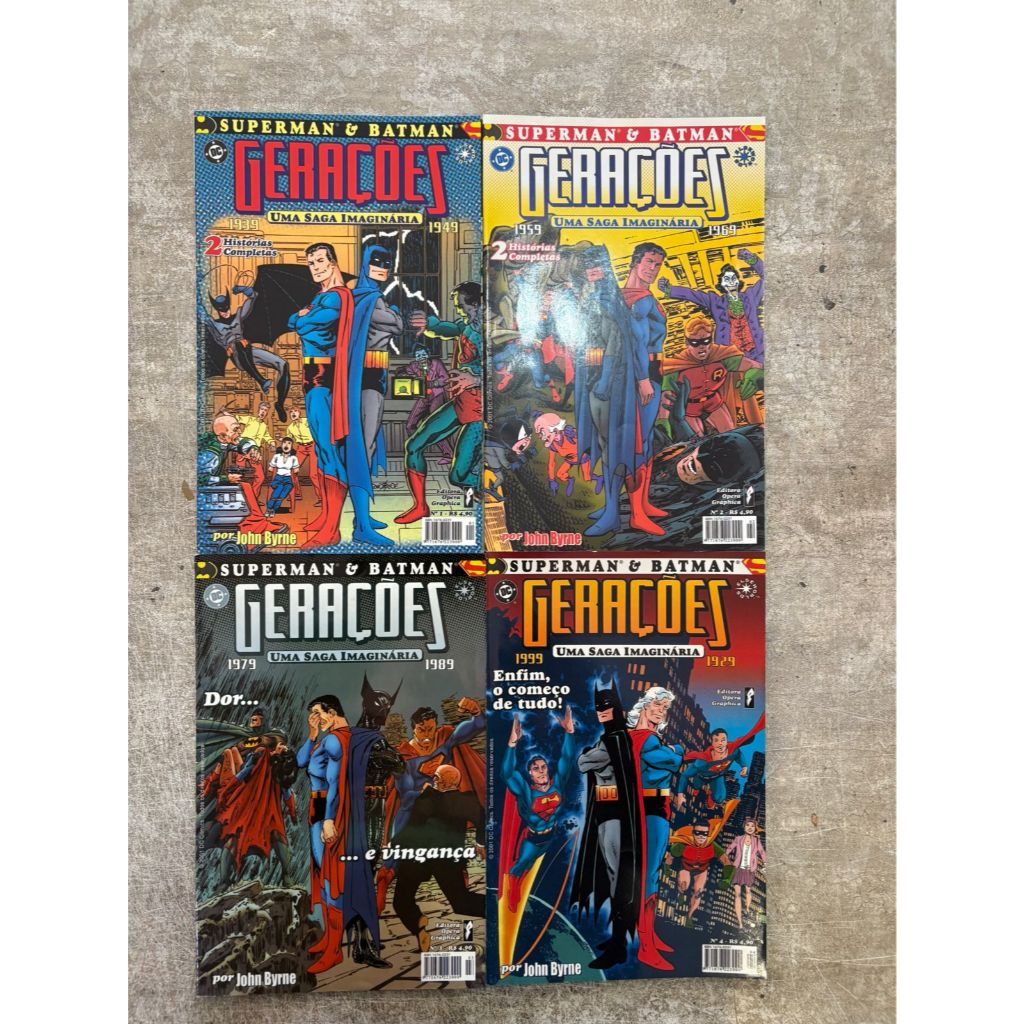 Superman & Batman: Gerações Uma Saga Imaginária (4 Volumes)