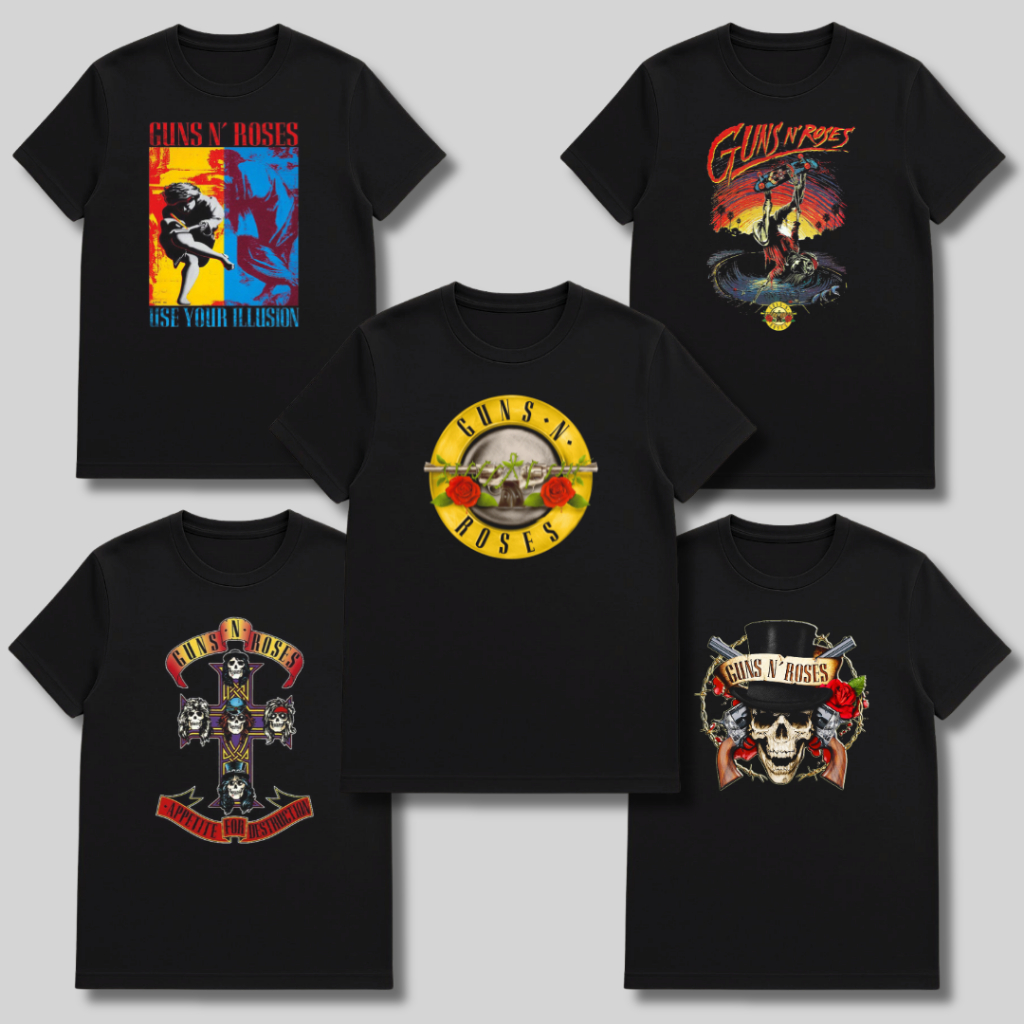 Camiseta Guns N Roses Banda Rock 100% Algodão