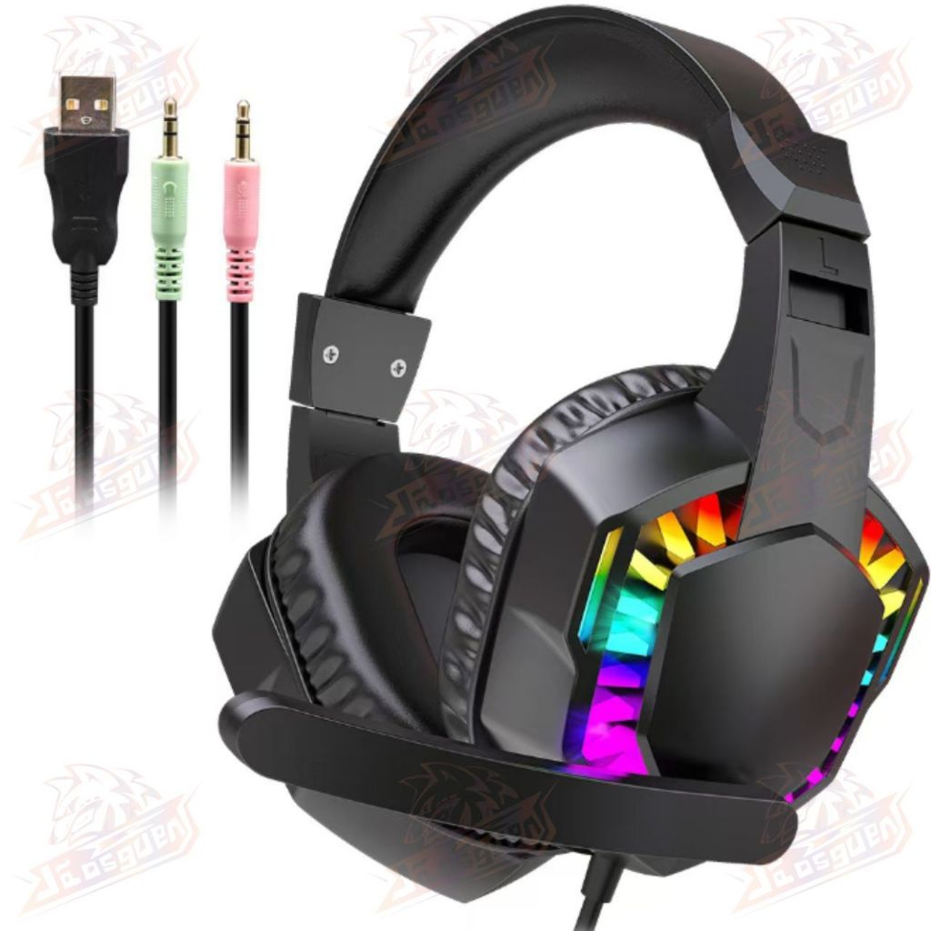 Fone Headset Gamer 7.1 Microfone Controle Profissional Jogo Pc Note Ps4 USB - Miniatura 3
