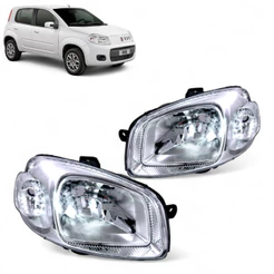 Farol Uno Fiorino Vivace Way 2011 2012 2013 2014 2015 2016 Cromado