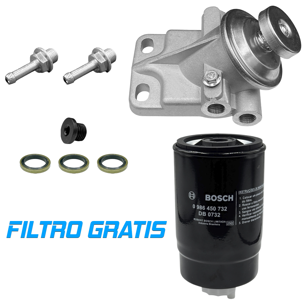 Cabeçote Suporte Filtro Combustível Silverado S10 D20 Ranger Diesel