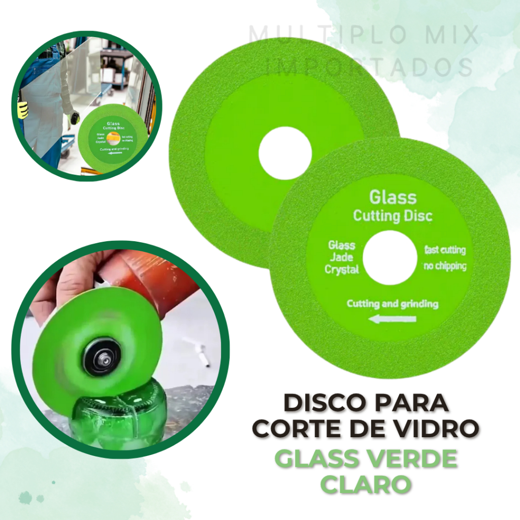 Disco Para Cortar Vidro Piso Espelho Ceramica Porcelanato Casa Reforma Materiais Diversos