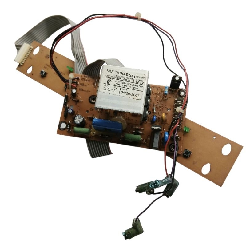 Placa para Máquina de Lavar *Brastemp Smart Turbo* - Modelos: BWM08/BWC06A/BWM08/Cód: 326038034 - 127V