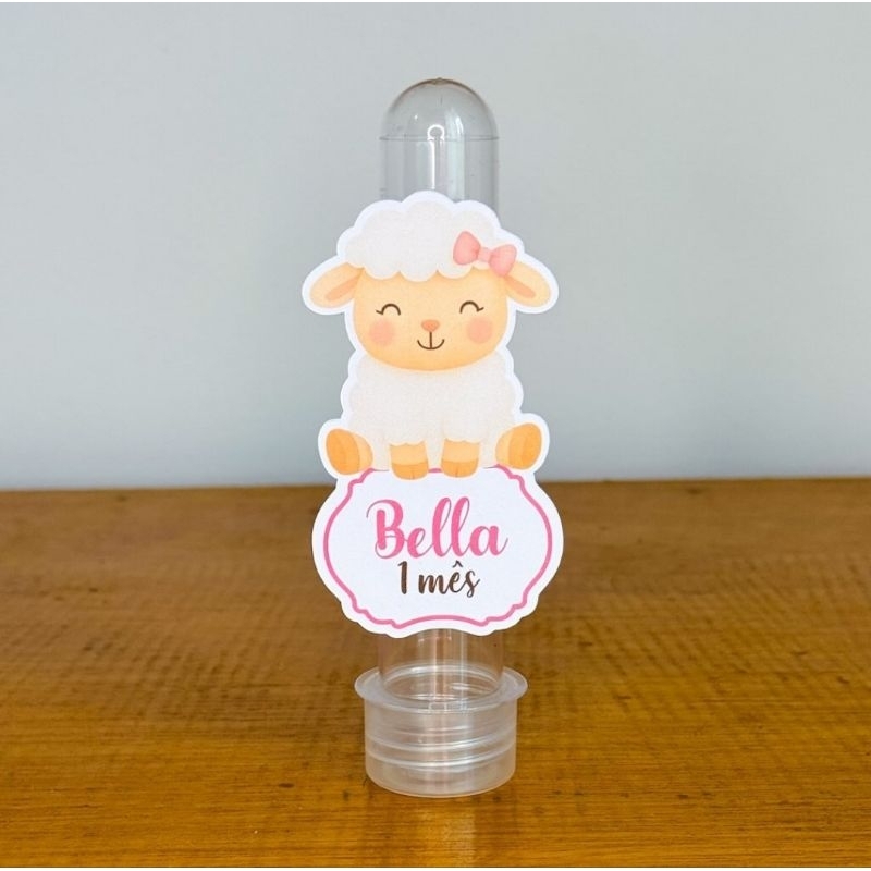 40 Apliques para Tubete Ovelhinha - Festa Infantil - Lembrancinhas Personalizadas