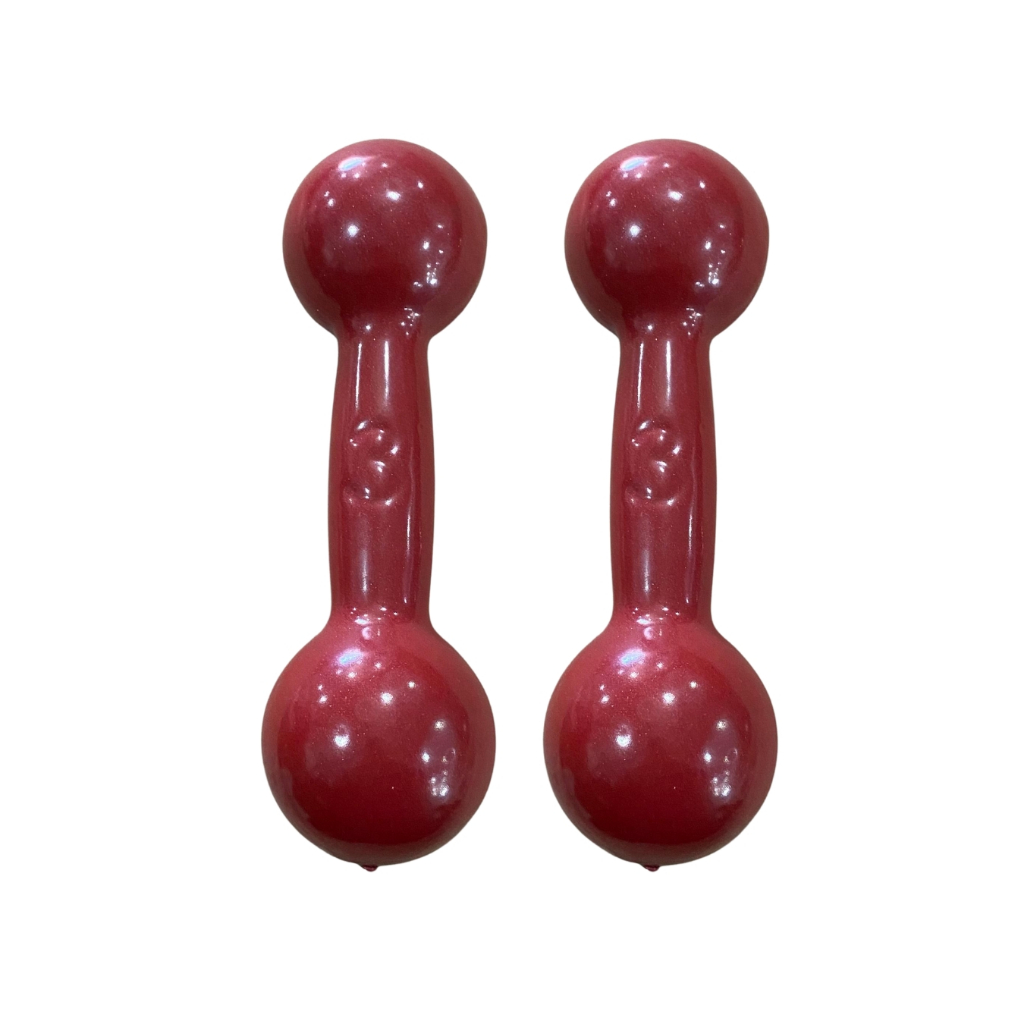 Par de halter emborrachado de 3 kg em Oferta na Shopee