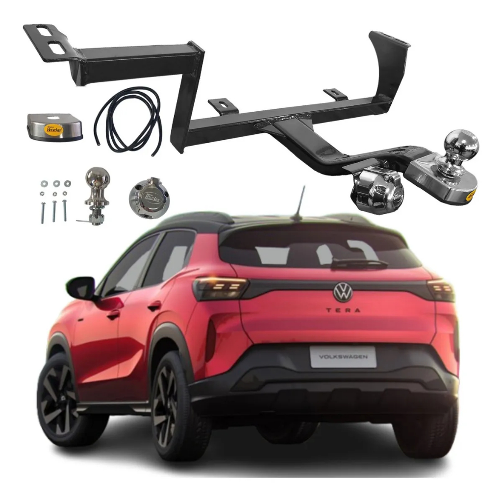 Engate Reboque Rabicho Fixo Vw Tera T-Cross Polo 2018/2026  700kg Volkswagem em Oferta na Shopee
