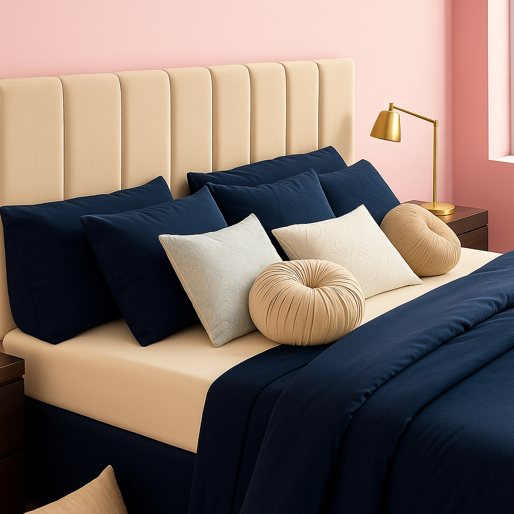 Kit Até 10 Placas de Cabeceira Modular Estofada 45x20cm Cama Solteiro Casal Queen King Envio em Oferta na Shopee