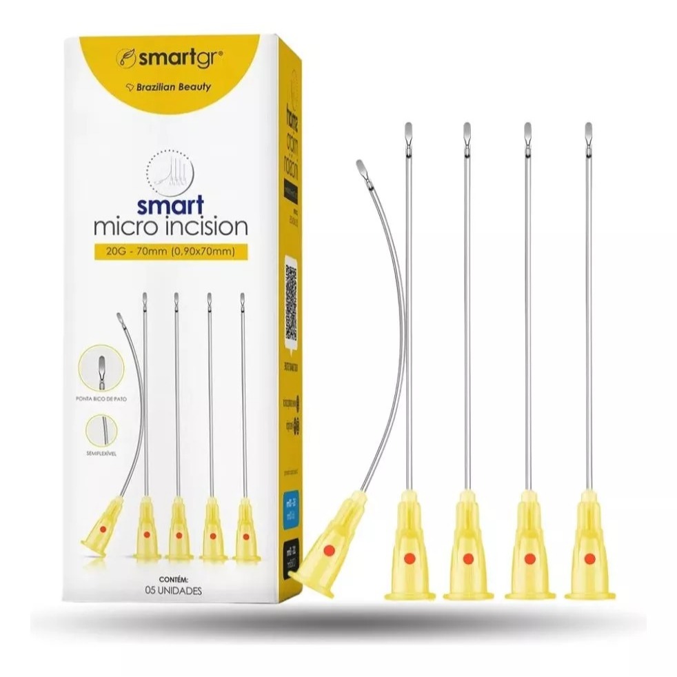 Cânula Bico De Pato Smart Micro Incision 20g/70mm Smart Gr em Oferta na Shopee