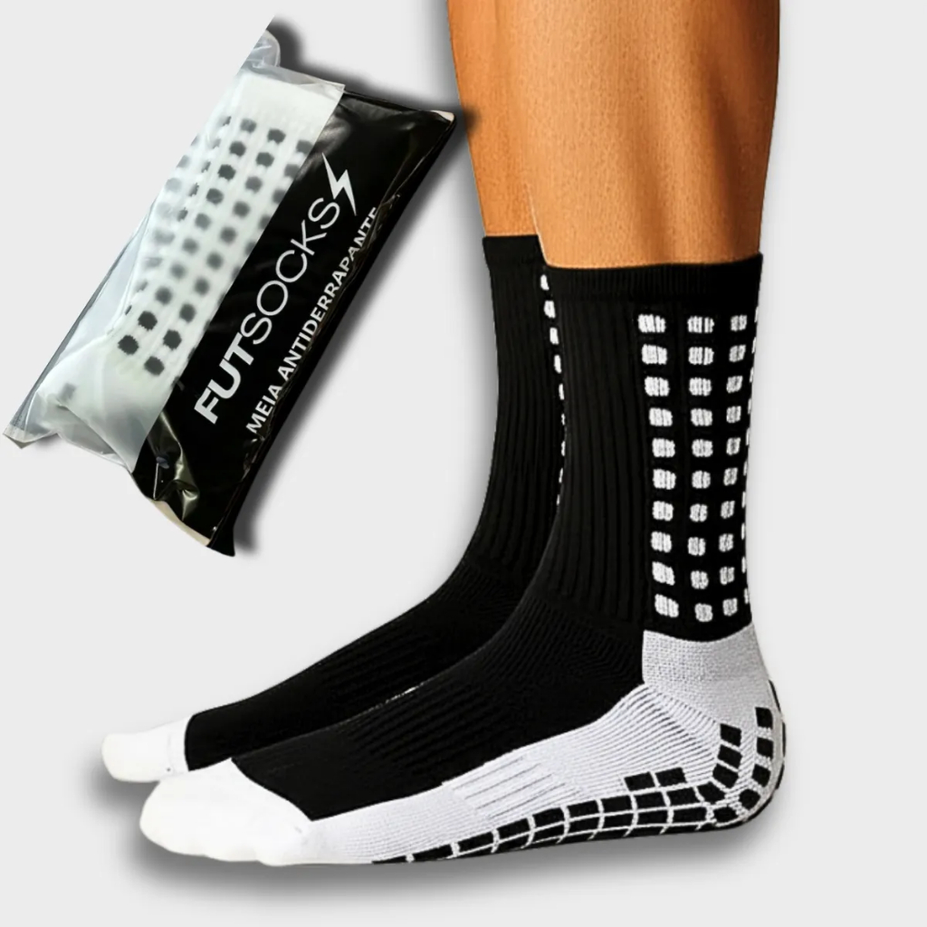 Meia Esportiva Antiderrapante Tipo Trusox - Entrega Imediata