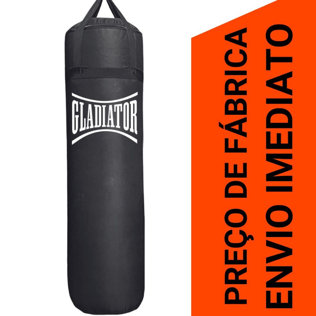 Saco de pancada 120X100 Gladiator Ou seja (VAZIO) 50 70 90 Boxe - Jiu Jitsu - MMA em Oferta na Shopee