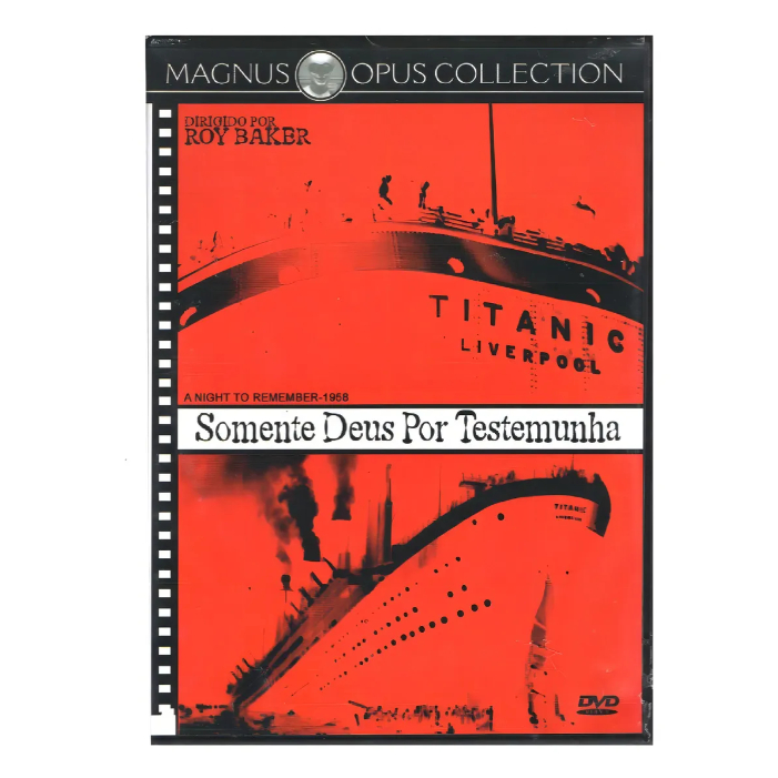 Dvd Somente Deus Por Testemunha 1958 Hist Titanic Orig