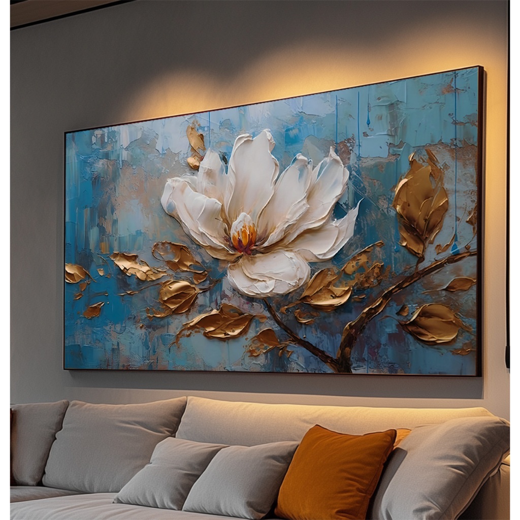 Quadro Decorativo Com Moldura Para Sala Grande · foto 2