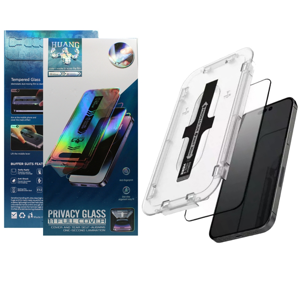 Película Privacidade com Aplicador para iPhone Magic Box em Oferta na Shopee