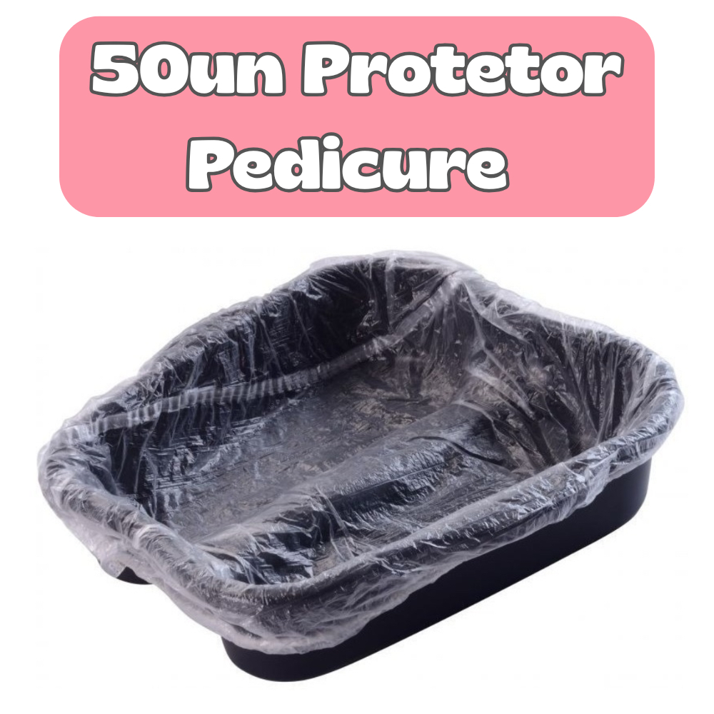 50un Protetor PEDICURE Descartável Acessório Salão Beleza Kit Spa Pés Higiene Profissional