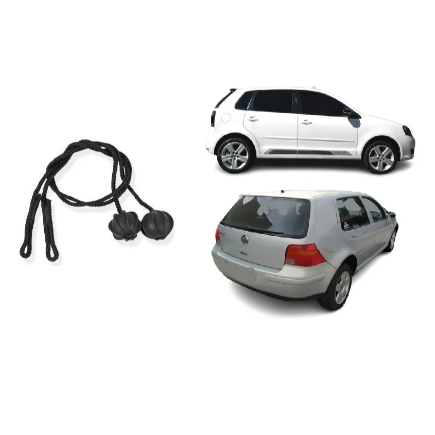 Par De Cordão Para Tampão Bagagito Polo Hatch 2003 a 2014 ou  Golf 1999 A 2014