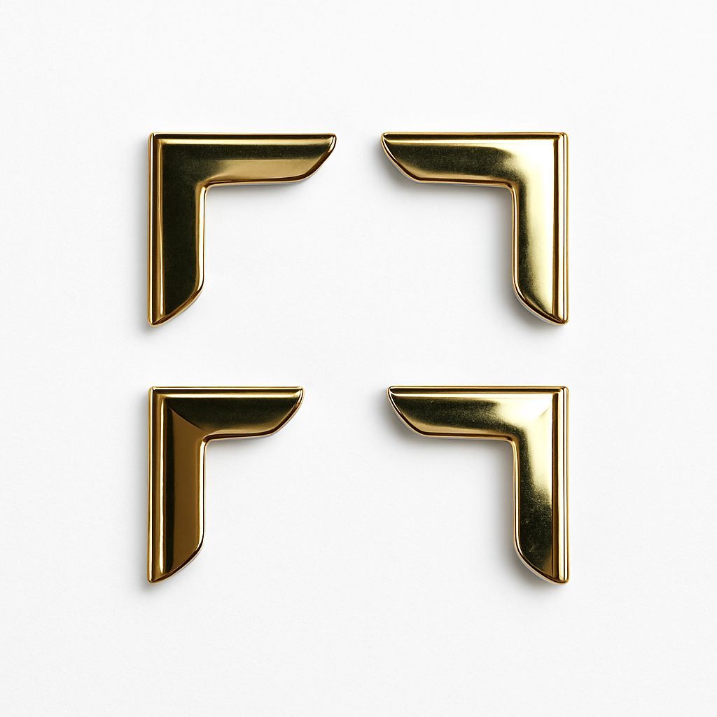 Cantoneira para bolsa, carteira cadernos livros (2 pares) em Oferta na Shopee