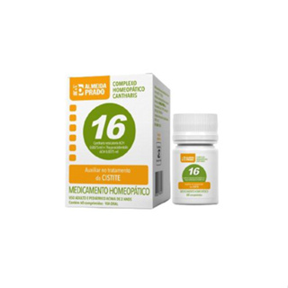 COMPLEXO HOMEOPATICO ALMEIDA PRADO 16 C/60 COMPRIMIDOS em Oferta na Shopee