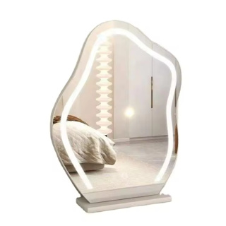 Espelho penteadeira maquiagem orgânico 65x55cm em Oferta na Shopee