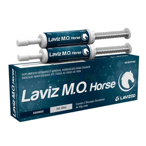 Laviz Mo Horse Suplemento Para Equinos 2 Bisnagas 40g