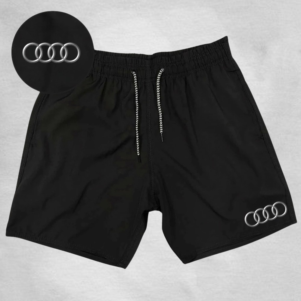 Bermuda Elastano premium - AUDI 01 Esporte praia academia, ideal para pratica de lutas, futebol