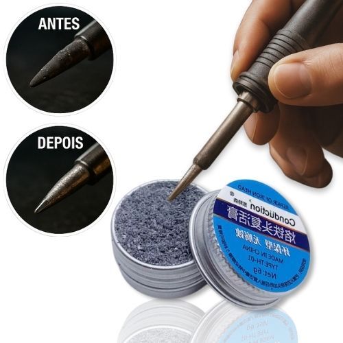 Pasta Restauradora para Ponta de Ferro de Solda Limpeza de Ponteira com Restauração Mágica em Oferta na Shopee
