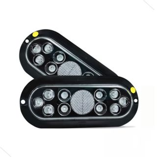 Par Lanterna Traseira Led Carretinha Canoinha Reboque Barco Jetski 12v Cristal Prova d'água em Oferta na Shopee