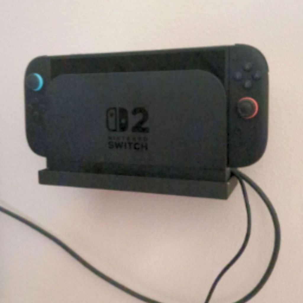 Suporte De Parede Para Dock Do Nintendo Switch 2 Coisas Legais Quarto Gamer