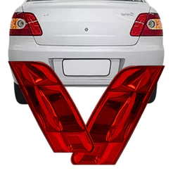 Lanterna Tampa Traseira Fiat Siena 2004 2005 2006 2007 2008 2009 2010 2011 2012