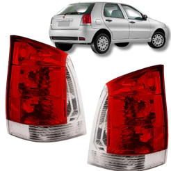 Lanterna Traseira Palio Economy G3 2004 2005 2006 2007 2008 2009 2010 2011 2012 2013 2014 2015 2016 Bicolor