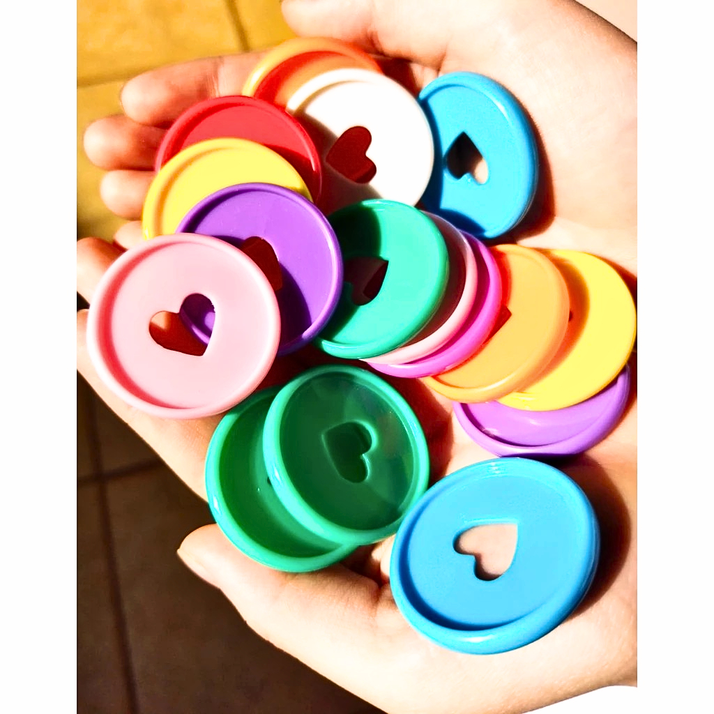 Disco de Encadernação Plástico Argola Reposição 12 Discos Colorida 24mm para Caderno de Disco Personalização DIY