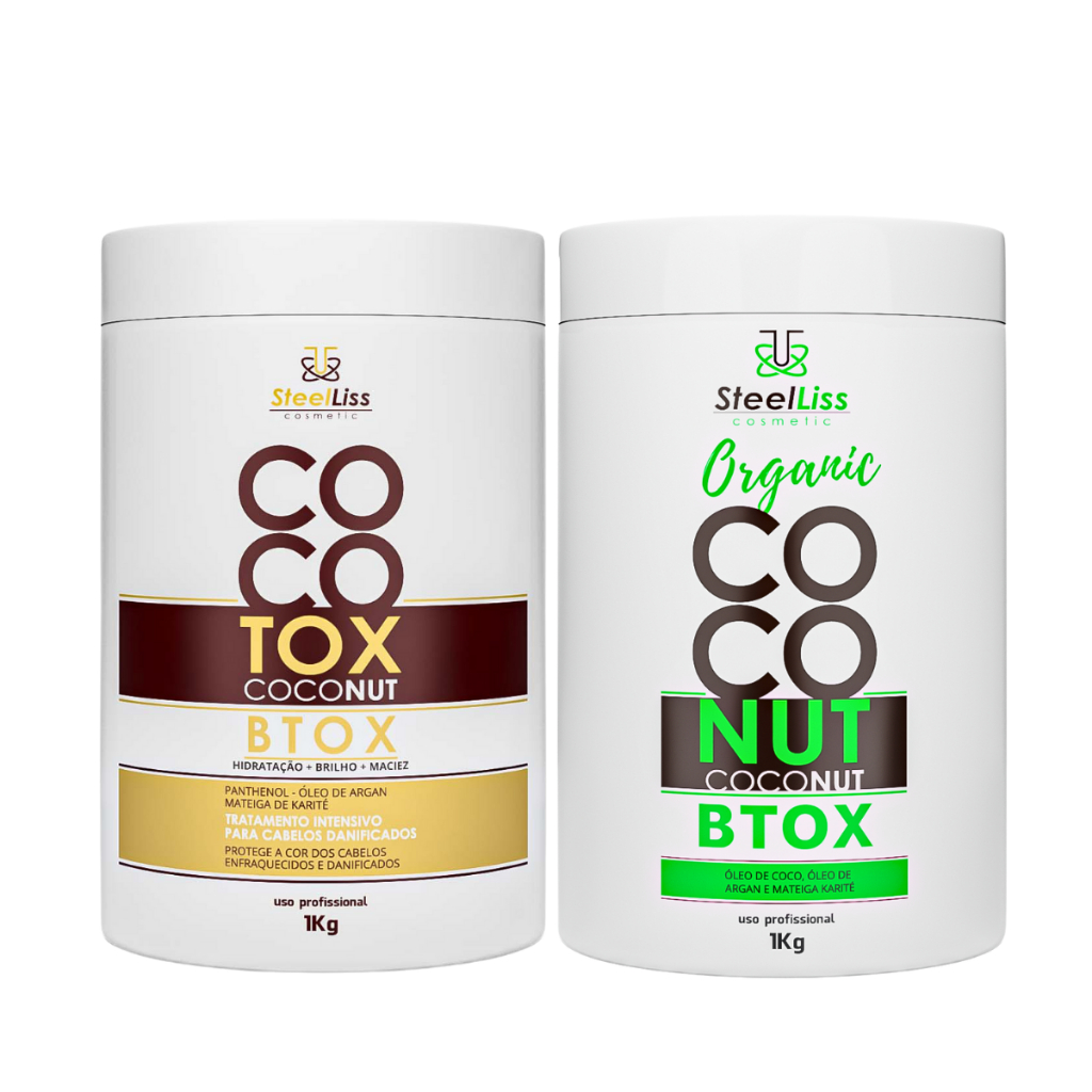Btox CocoTox + Btox CocoNut Organic Sem Formol - Redutor de Volumes
