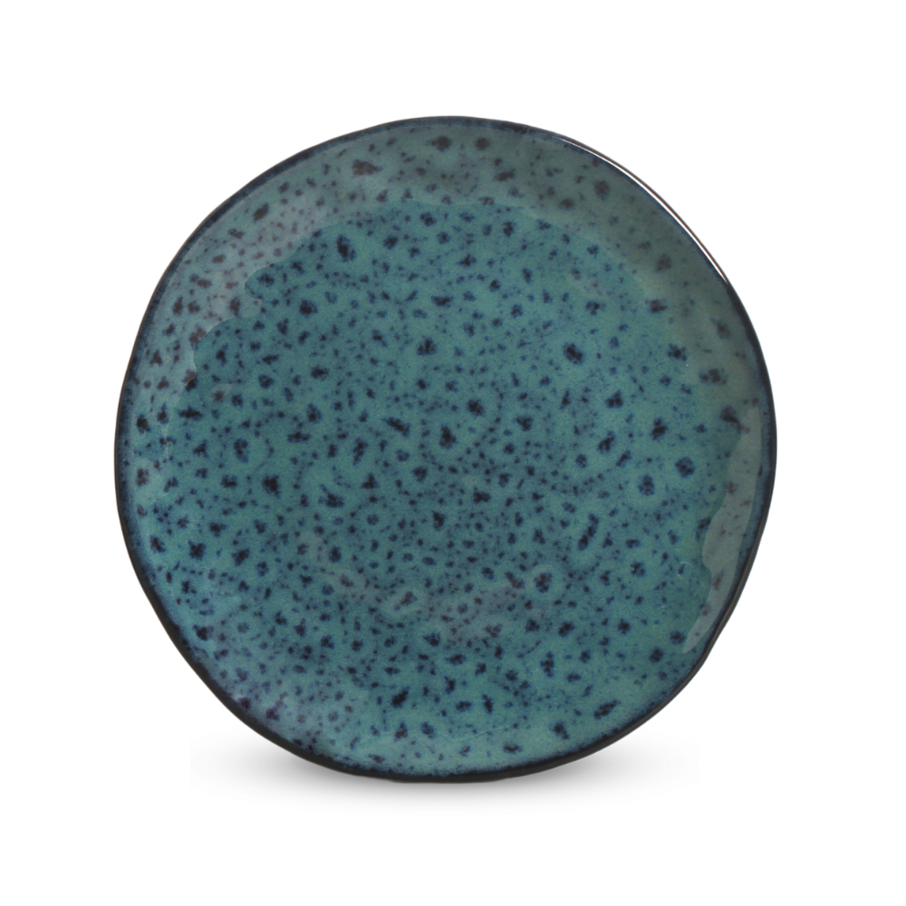 Prato de Sobremesa de Cerâmica Linha Aura Orgânica Mesa Posta Elegante em Oferta na Shopee