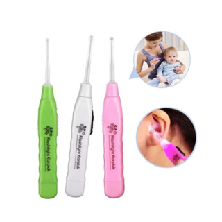 Limpador de Ouvido com LED e Estojo Infantil Criança Remoção Segura e Eficiente de Cera em Oferta na Shopee