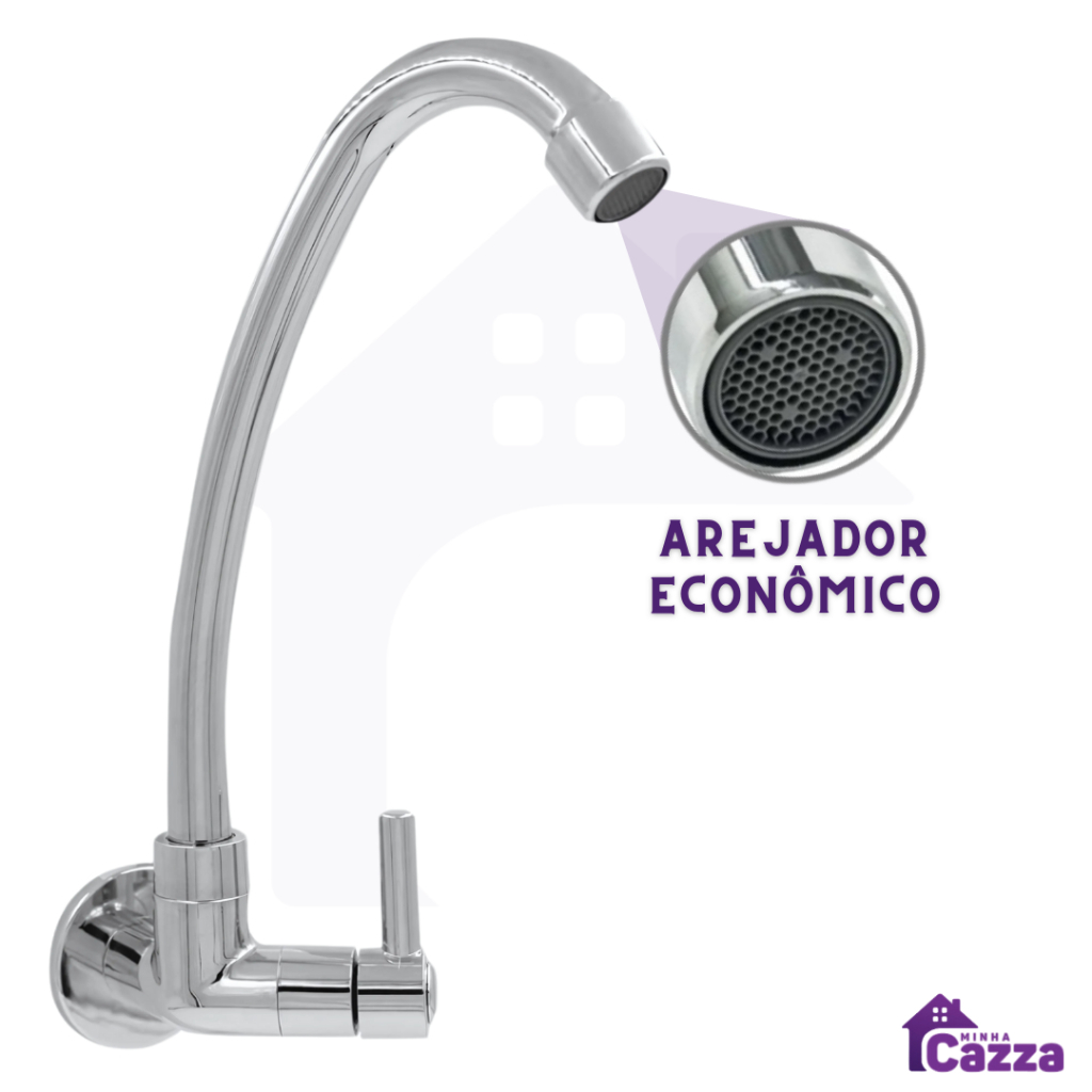 Torneira Banheiro Lavado Pia Bica Móvel Parede Luxo Banheiro e Cozinha abs 1/4 de volta em Oferta na Shopee