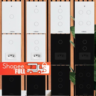 Interruptor Inteligente Tomada 1 2 3 4 Botao WiFi Touch Tuya Alexa Google Smart Life em Oferta na Shopee