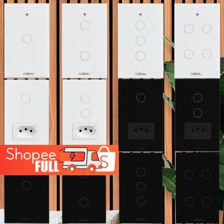 Interruptor Inteligente Tomada 1 2 3 4 Botao WiFi Touch Tuya Alexa Google Smart Life
